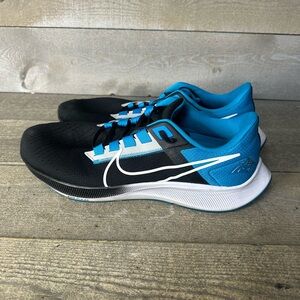 Nike x NFL Air Zoom Pegasus 38 Carolina Panthers Mens 14 Shoes Black DJ0843-001